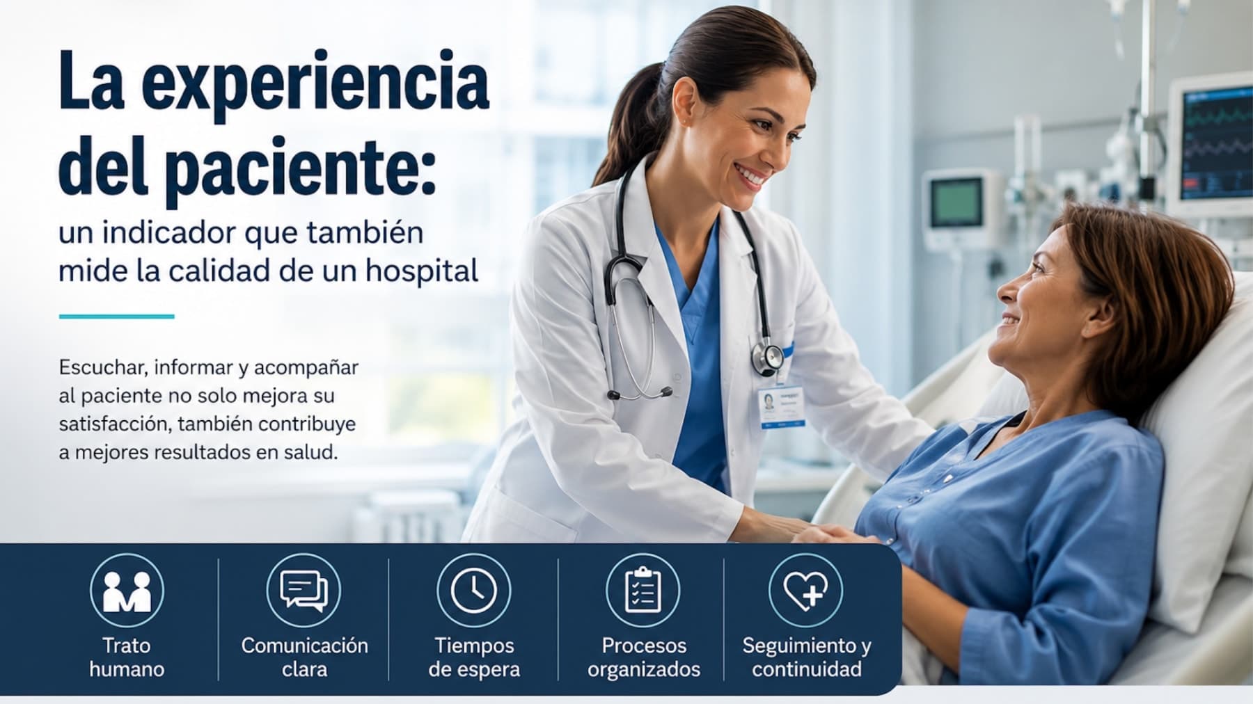 La experiencia del paciente: un indicador que también mide la calidad de un hospital